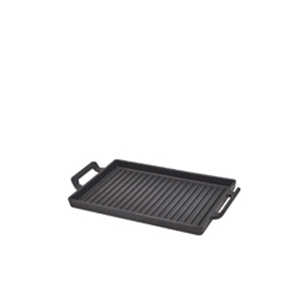 GENWARE | CAST IRON GRIDDLE 21.5 X 15CM X 6 | C2215
