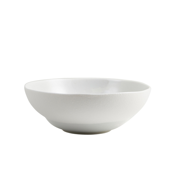 GENWARE | INCISE PORCELAIN LUSTRE ROUND BOWL 20M X 6 | BW-PLS20