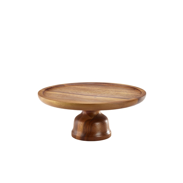 GENWARE |  ACACIA WOOD CAKE STAND | WCS12