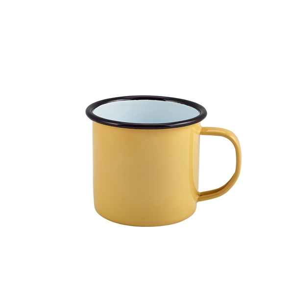 GENWARE | ENAMEL MUG YELLOW 36CL X 12 | 50018Y