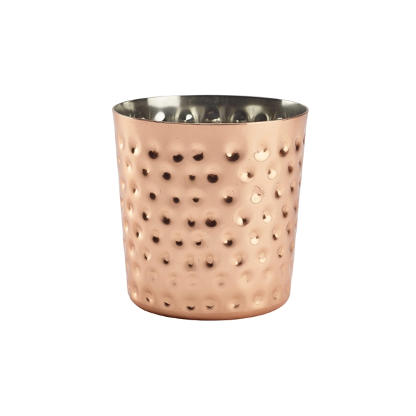 GENWARE | HAMMERED COPPER PLATED SERVING CUP 8.5 X 8.5CM X 12 | SVH8C