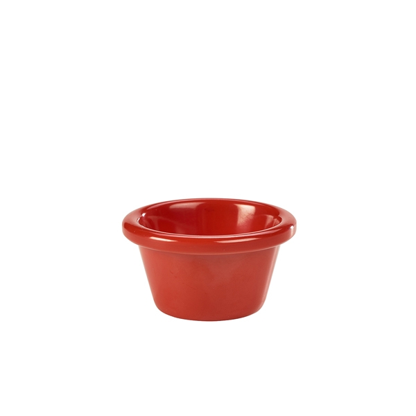 GENWARE | MELAMINE RED SMOOTH RAMEKIN 59ML X 24 | S278-05