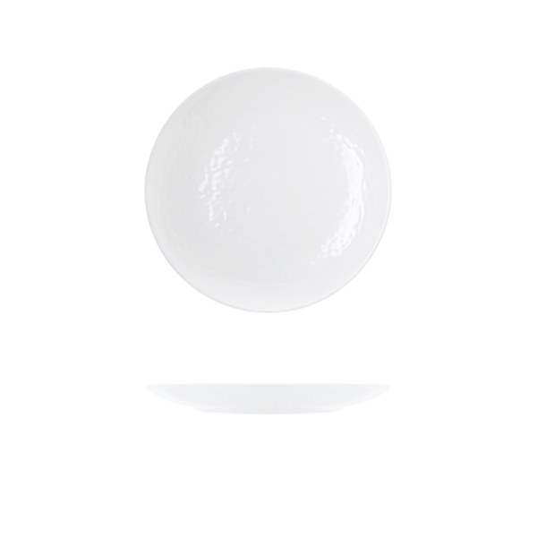 GENWARE | WHITE OSAKA MELAMINE SIDE PLATE 23CM X 12 | OS231145