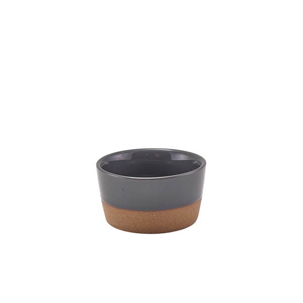 GENWARE | KAVA DARK GREY STONEWARE RAMEKIN 7.5CL X 12 | RAM-KDG11
