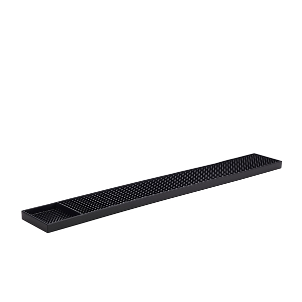 GENWARE |  BAR MAT 23.4" X 3.3", BLACK | 10600-03