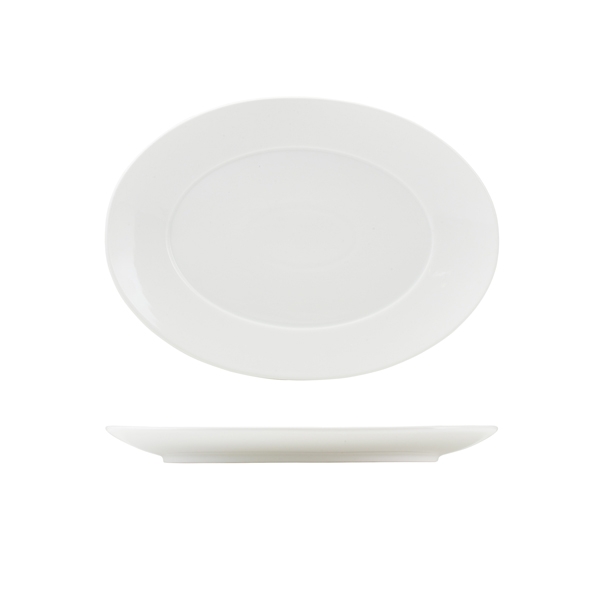 GENWARE | PORCELAIN WINGED OVAL PLATE 31.5CM X 4 | 110631