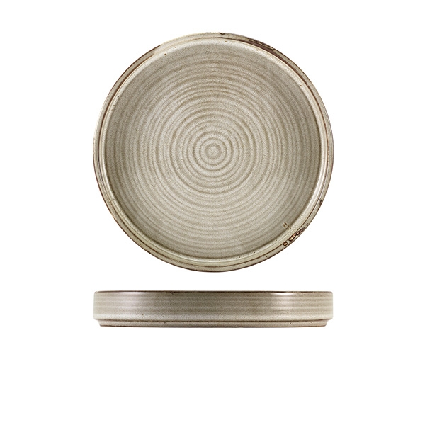 GENWARE | TERRA PORCELAIN GREY PRESENTATION PLATE 20.5CM X 6 | PR-PG21