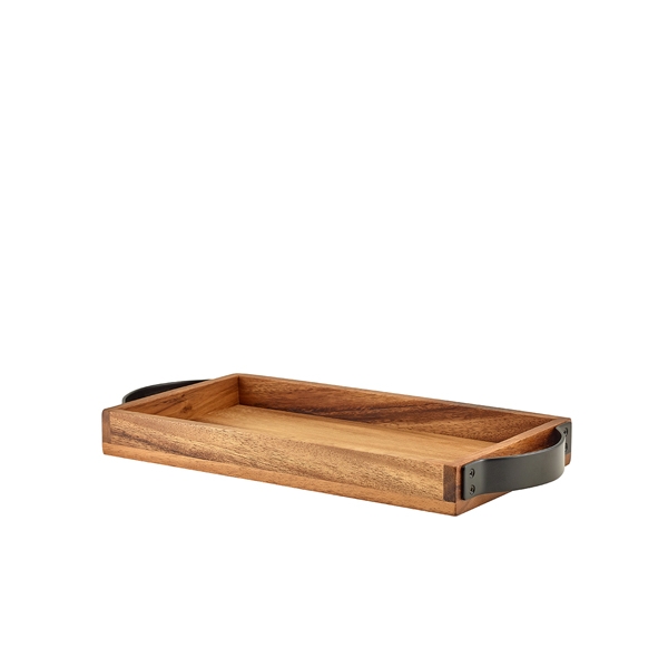 GENWARE | ACACIA WOOD SERVING TRAY 32.5 X 17.5CM | WST3217