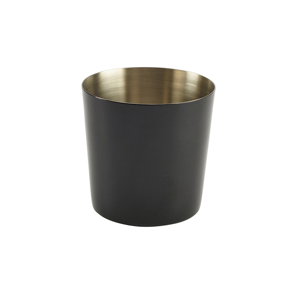 GENWARE | BLACK STAINLESS STEEL SERVING CUP 8.5 X 8.5CM X 12 | SVC8BK