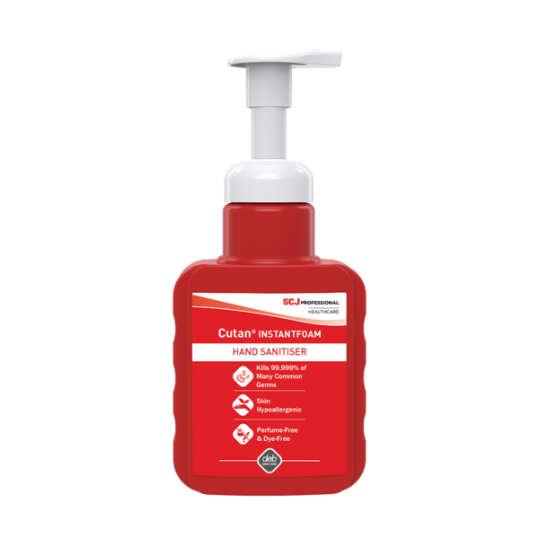 SC JOHNSON | DEB CUTAN FOAM HAND SANITISER 12 X 400ML | CFS400P