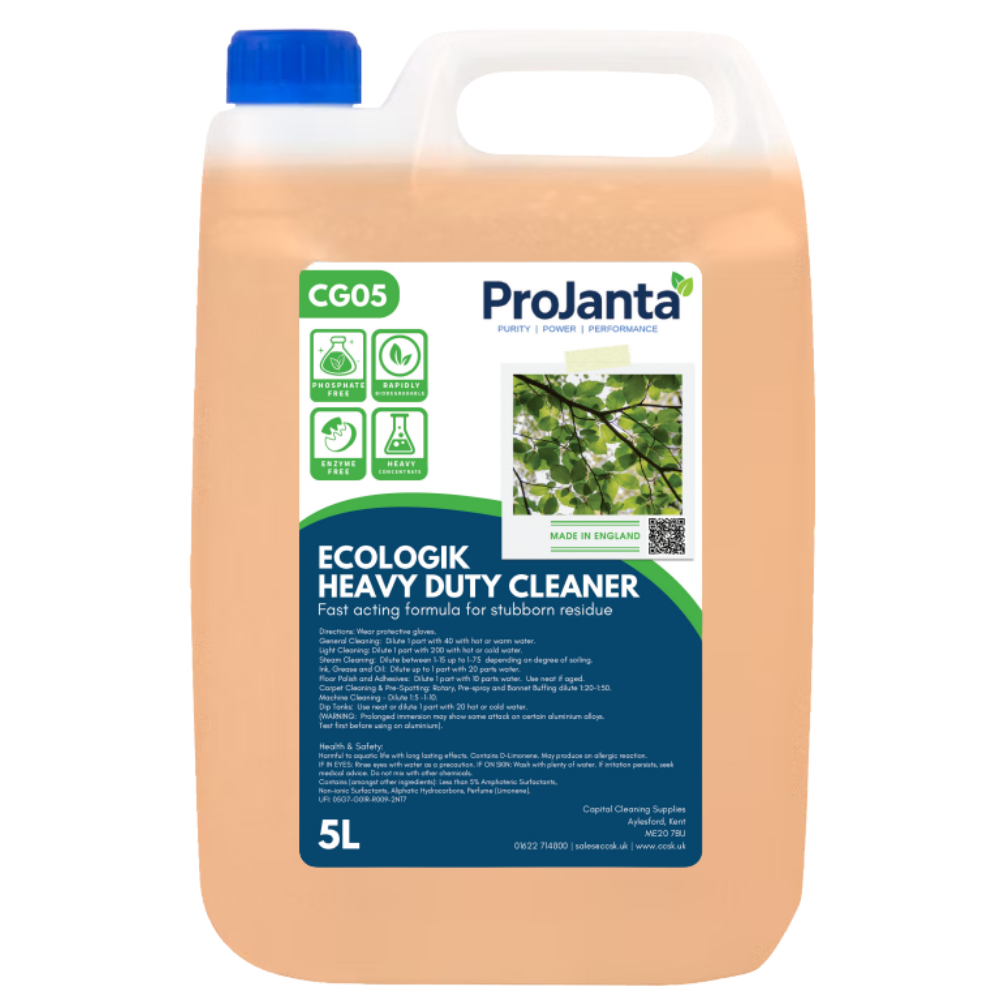 PROJANTA | ECO LOGIK HEAVY DUTY CLEANER X 5 LTR | CG05
