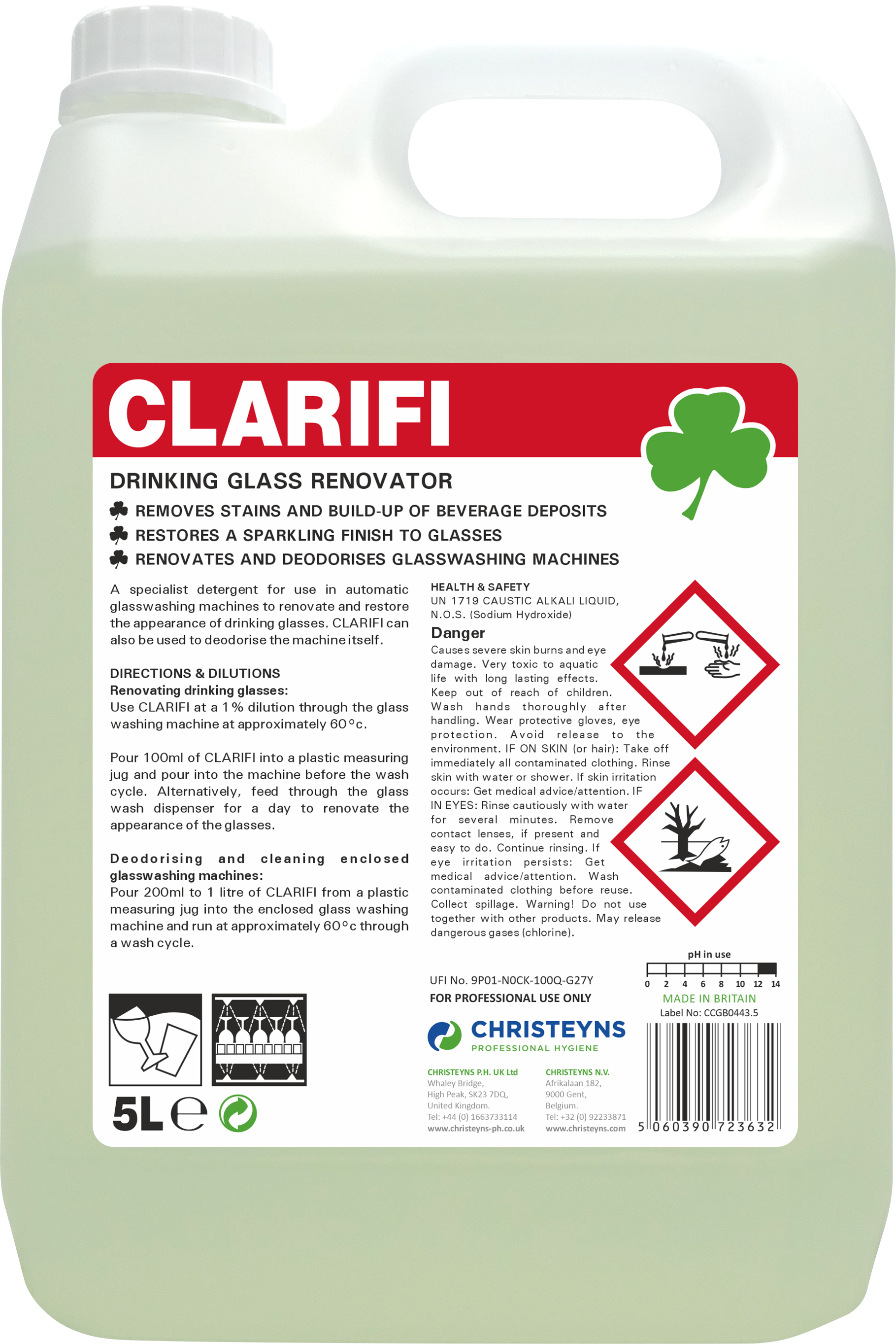 CHRISTEYNS (CLOVER) | 369 CLARIFI X 5 LTR | 369 | 1767