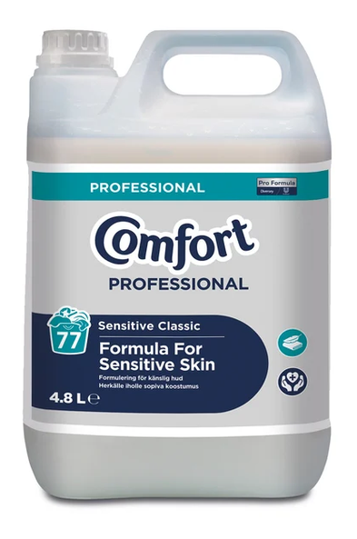 COMFORT | PROFESSIONAL SENSITIVE FABRIC CONDITIONER CONCENTRATE  X 4.8 LTR | 120324 | 1812