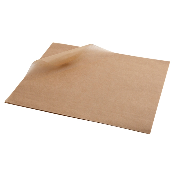GENWARE | GREASEPROOF PAPER BROWN 25 X 35CM | PN0829L