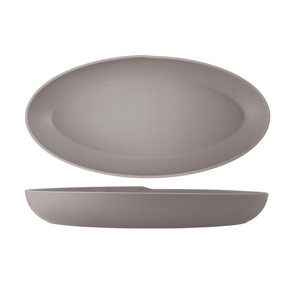 GENWARE | SAND BROWN CPH OVAL M/MINE DEEP DISH 55 X 27.5 X 7.5CM | CP550146