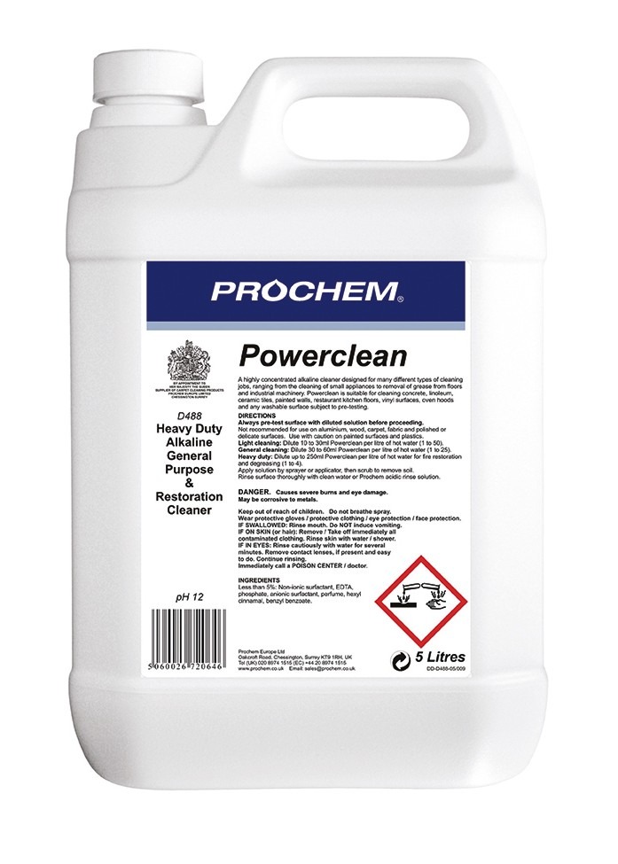 PROCHEM | POWERCLEAN X 5 LTR | D488
