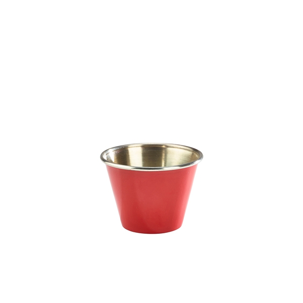 GENWARE | RED STAINLESS STEEL RAMEKIN 71ML X 24 | RAMST2R