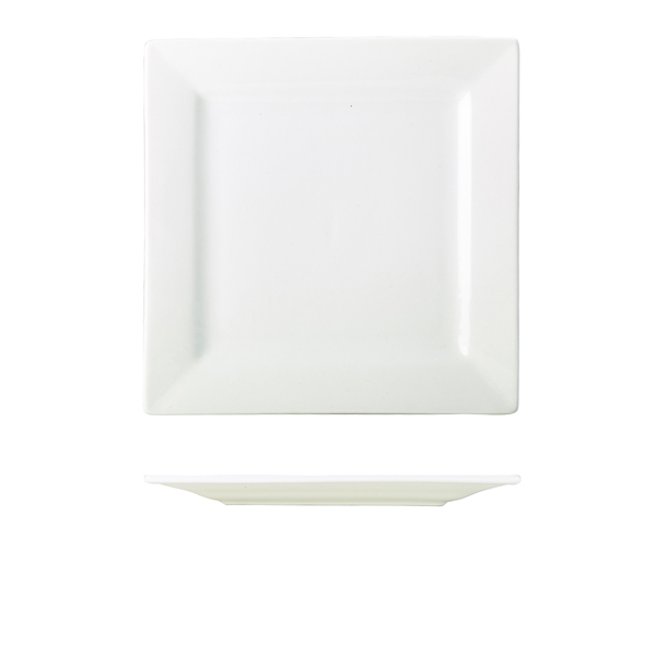 GENWARE | PORCELAIN SQUARE PLATE 26CM X 6 | 180626