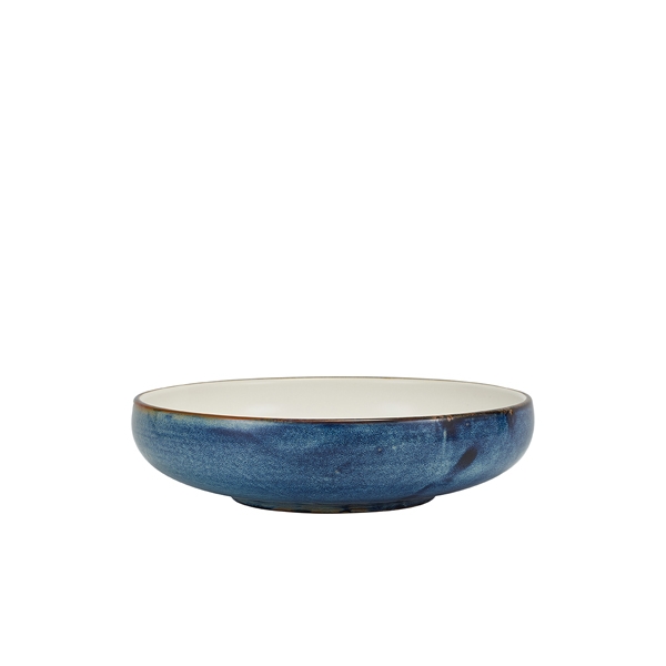 GENWARE | TERRA PORCELAIN AQUA BLUE TWO TONE COUPE BOWL 22CM X 6 | CBT-PBL22