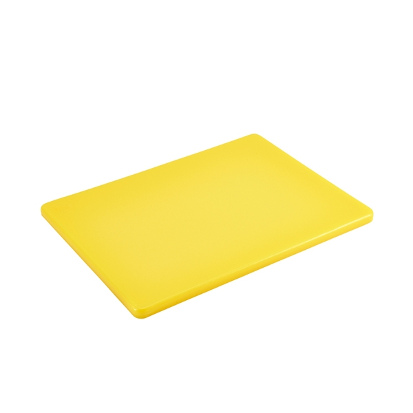 GENWARE | YELLOW HIGH DENSITY CHOPPING BOARD 18 X 12 X | HD1812Y
