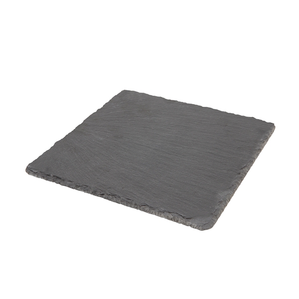 GENWARE | NATURAL EDGE SLATE PLATTER 20 X 20CM X 6 | SLTN-2020
