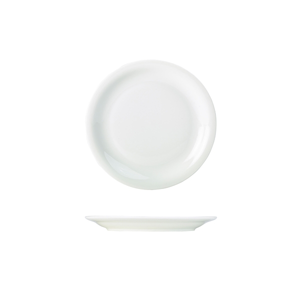 GENWARE | PORCELAIN NARROW RIM PLATE 16CM X 6 | 160316