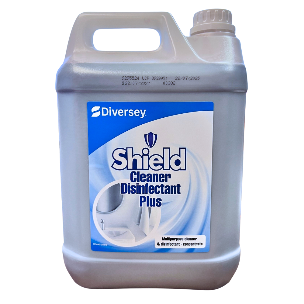 DIVERSEY | SHIELD CLEANER DISINFECTANT PLUS X 5 LTR | 9295524