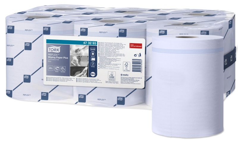 TORK |  M4 REFLEX BLUE ROLLS 2 PLY 6 X 150 MTR | 473263