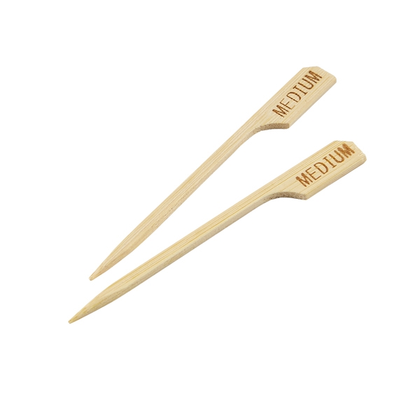 GENWARE | BAMBOO STEAK MARKERS 9CM MEDIUM X 100 | BMBSM9-M