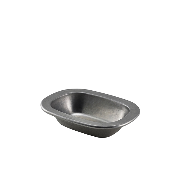 GENWARE | VINTAGE STEEL PIE DISH 16CM X 12 | SPD16V