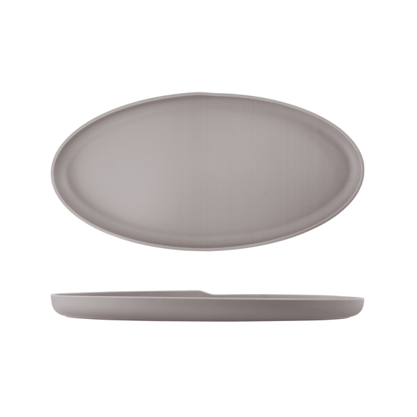 GENWARE | SAND BROWN COPENHAGEN OVAL MELAMINE DISH 47.5 X 24CM | CP472546