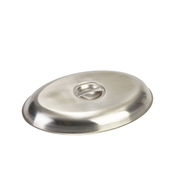 GENWARE | STAINLESS STEEL COVER FOR OVAL VEGETABLE DISH 35CM | C12562