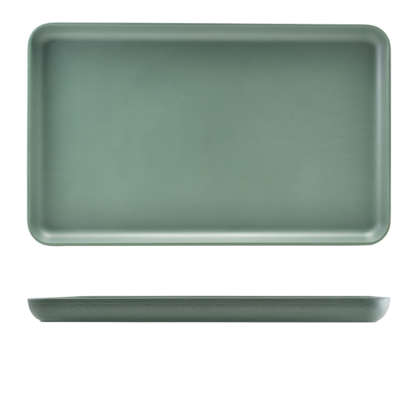 GENWARE | MELAMINE GREEN JUTE PLATTER GN 1/1 | JT110367