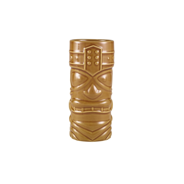 GENWARE | BROWN TIKI MUG 40CL X 4 | TKM400BR