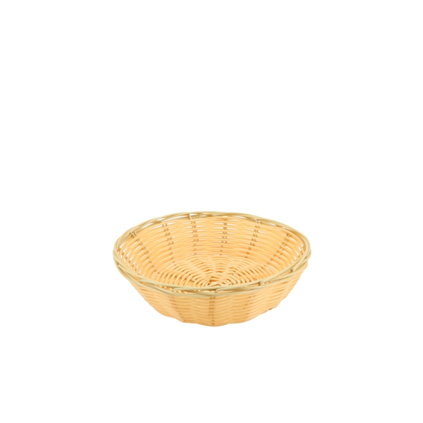 GENWARE | ROUND POLYWICKER BASKET DIA X DEEP X 12 | PWB-7R
