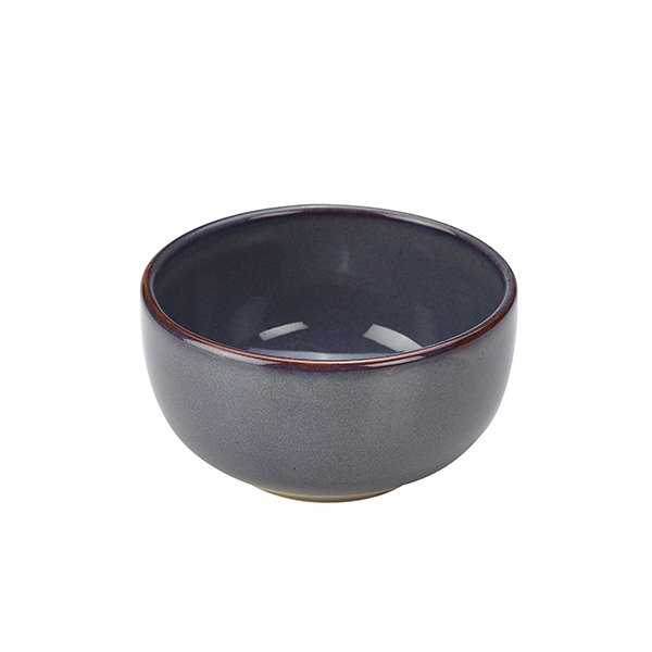 GENWARE | RUSTIC STONEWARE BLUE ROUND BOWL 12.5CM X 6 | BW-BL12