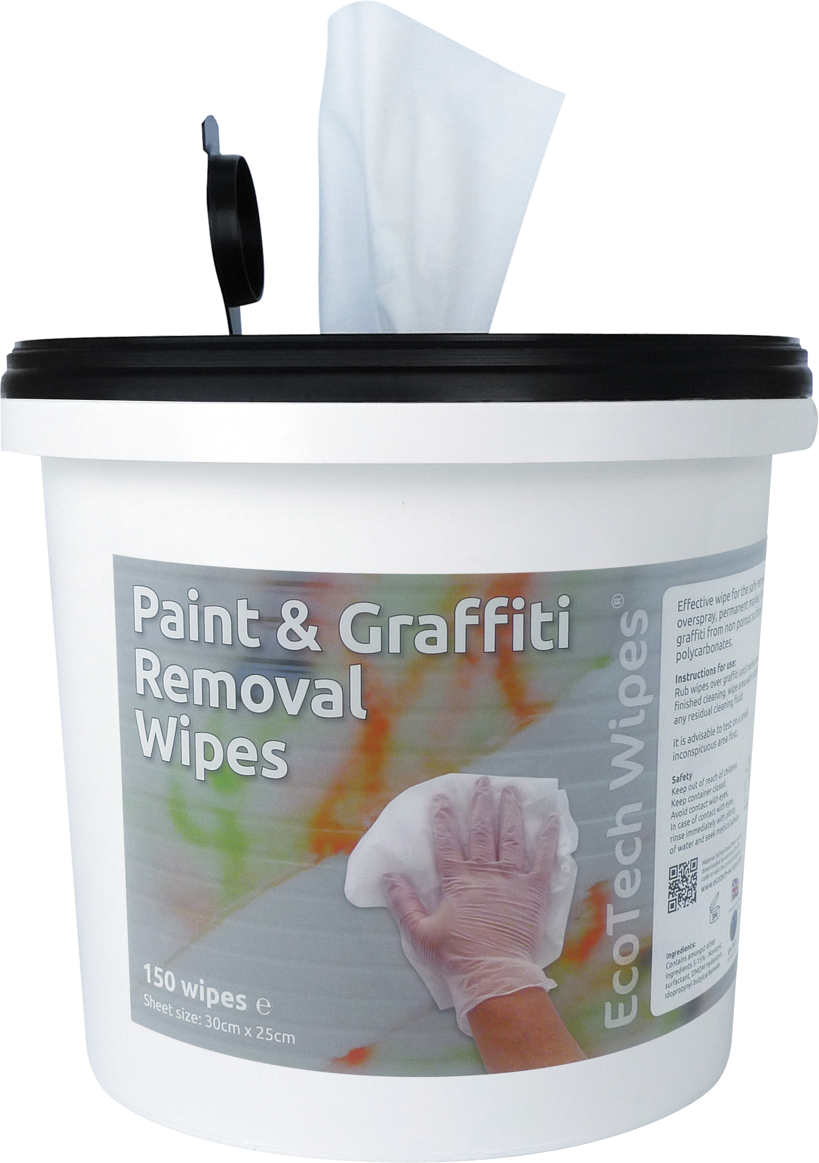 ECOTECH | PAINT & GRAFFITI WIPES X 150  | EBPG150PK