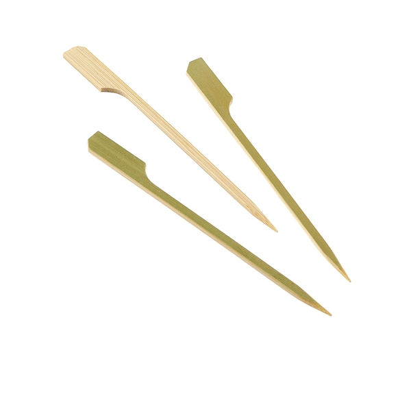 GENWARE | BAMBOO GUN SHAPED PADDLE SKEWERS 18CM X 100 | BMBGS18