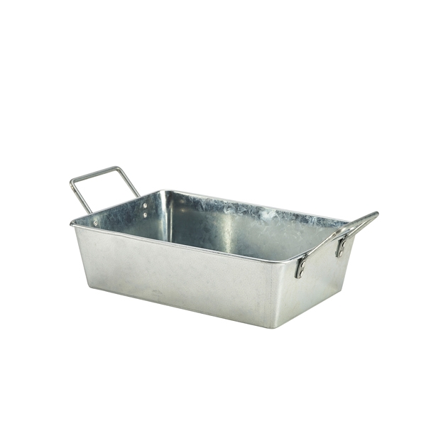 GENWARE | GALV/ST RECT SERVING BUCKET 24 X 16.7 X 7CM X 6 | GSBR2315