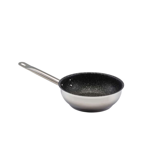 GENWARE | NON STICK TEFLON STAINLESS STEEL SAUTEUSE PAN 20CM | 1620-01NS