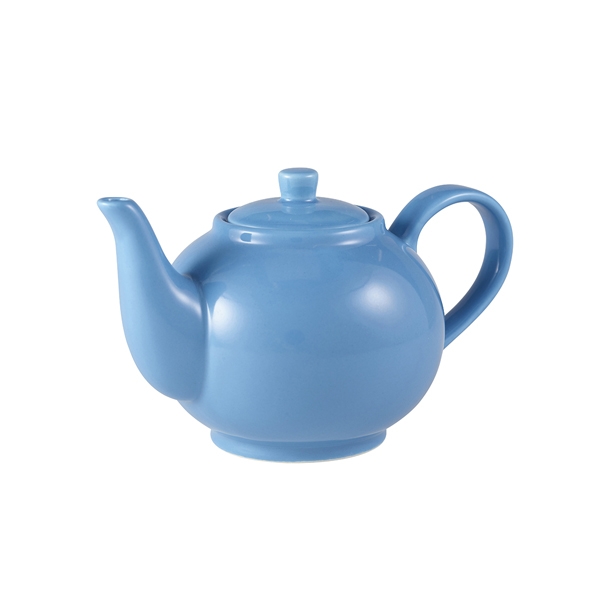 GENWARE | PORCELAIN BLUE TEAPOT 45CL X 6 | 393945BL