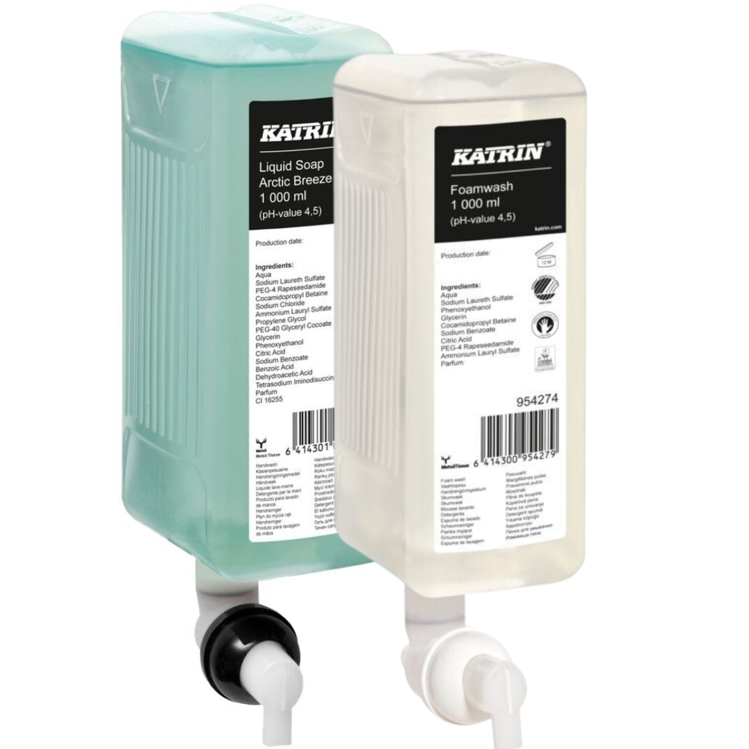 KATRIN |  GREEN SOAP 6 X 1 LTR | 86511