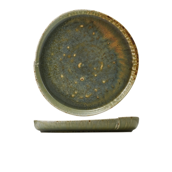 GENWARE | KOZO PORCELAIN MIDORI COUPE PLATE 26.7CM X 6 | CP-KMD27