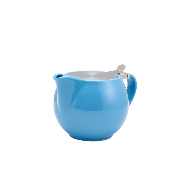 GENWARE | PORC BLUE TEAPOT WITH ST/ ST LID & INFUSER 50CL X 6 | 395950BL