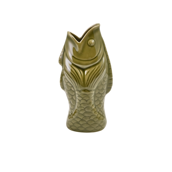 GENWARE | GREEN FISH TIKI MUG 38CL X 6 | FSH380GR