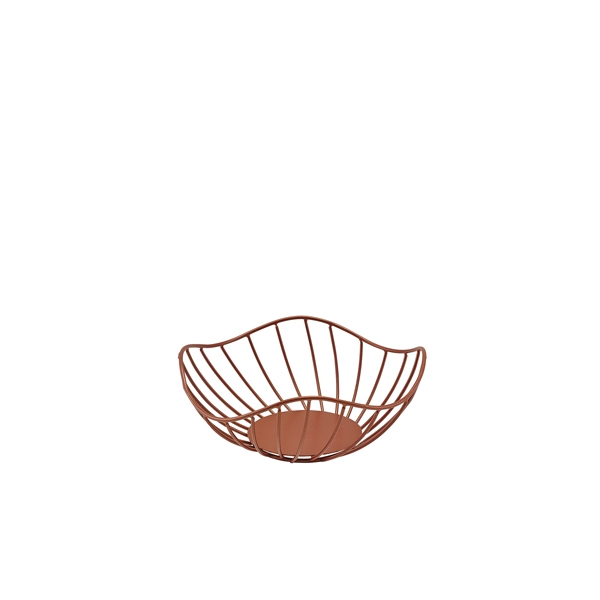 GENWARE | LOTUS LEAF COPPER WIRE BASKET 20 X 8CM | WBSL208C