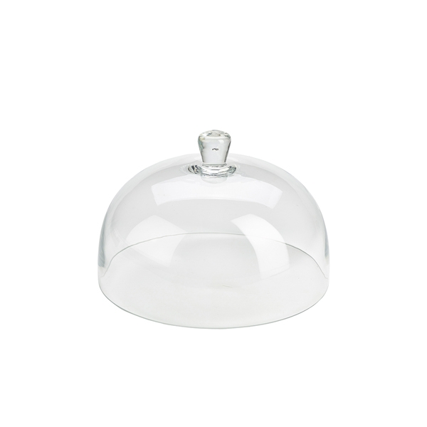 GENWARE |  GLASS CAKE STAND COVER 29.8 X 19 CM | GCC30
