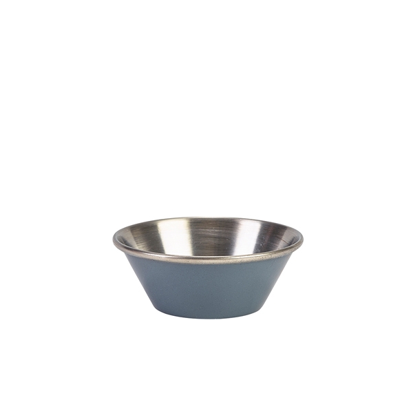 GENWARE | GREY STAINLESS STEEL RAMEKIN 43ML X 24 | RAMST115G