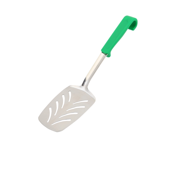 GENWARE | PLASTIC HANDLE SLOTTED TURNER GREEN | 577-02G