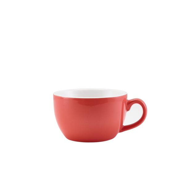 GENWARE | PORCELAIN CORAL BOWL SHAPED CUP 25CL X 6 | 322125CRL